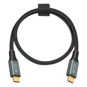 yzPoyiccot PD ΉUSBC P[uA50cm ^CvC [dP[u y100W/5A }[d 20Gbps f[^] zUSB 3.2 type c ^Cvc P[u AiC҂ 8K 60Hz fo USB Type-C P[u