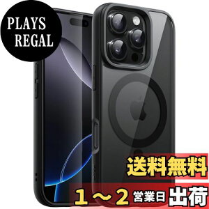 yzJETech iPhone 16 Pro Max 6.9C`p }Olbg P[X MagSafeɑΉ Ռz op[Jo[ \bhJ[}bgTPUt[ h~ NAobN (ubN)