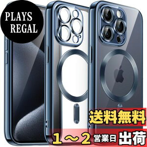 yzJETech iPhone15ProMax 6.7C`p(15 Pro Max) \tgNAP[X JYSی MagSafeCX[dΉ ϏՌ dCbLTPUJo[ (u[)
