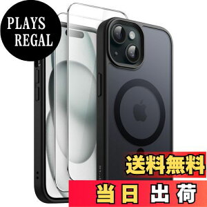 yzJETech 3 in 1 iPhone 15 6.1 C`p }Olbg P[X 2KXtBt MagSafeΉ }bgobN ϏՌX}zJo[ (ubN)