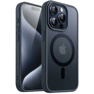 yzJEDirect iPhone 15 Pro 6.1C`p }Olbg P[X MagSafeɑΉ ̃}bgw ^ ϏՌ Jo[ (u[)