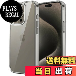 �y���������zJEDirect iPhone 15 Pro 6.1�C���`�p �ی�P�[�X ���΂݂Ȃ� �Ռ��z�� �o���p�[�J�o�[ �����h�~ �N���A�o�b�N (�i�`�������`�^�j�E��)