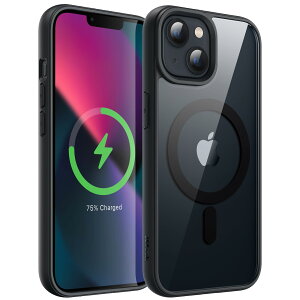 yzJEDirect iPhone 13 6.1C`p }Olbg P[X MagSafeɑΉ Ռz op[Jo[ \bhJ[}bgTPUt[ h~ NAobN (ubN)