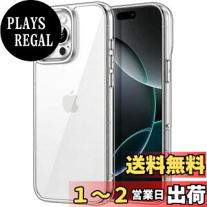 yzJETech iPhone 16 Pro Max 6.9C`p P[X ΂݂Ȃ Ռz op[Jo[ h~ NAobN (NA)