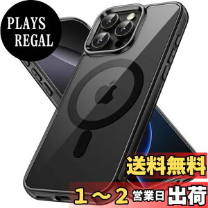 yzJETech iPhone 16 Pro Max 6.9C`p }Olbg P[X MagSafeΉ Ռz op[Jo[ h~ NAobN (ubN)