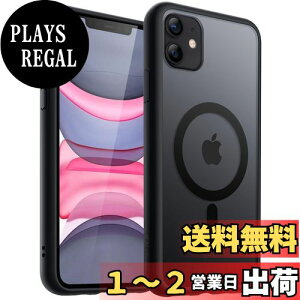 yzJEDirect iPhone 11 6.1C`p }Olbg P[X MagSafeɑΉ ̃}bgw ^ ϏՌ Jo[ (ubN)