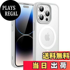 yzJEDirect iPhone 14 Pro 6.1C`p }Olbg P[X MagSafeɑΉ ̃}bgw ^ ϏՌ Jo[ (O[)
