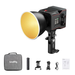 �y���������zSmallRig RC60B COB LED �r�f�I���C�g 60W �o�b�e���[���� �R���p�N�g ��F�F���x 2700K-6500K �����F CRI 97+ TLCI 98+ TM-30 Rg 100 TM-30 Rf 96 ���M�悵 �É� 9��ނ̏Ɩ����� ���� �����o�����X 