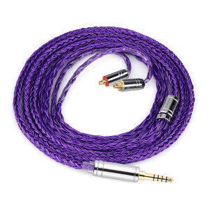 �y���������zTripowin Zonie 16 �R�A�[�⃁�b�L�P�[�u����SPCHIFI�C���z���A�b�v�O���[�h�P�[�u�� (4.4mm-MMCX, Violet)