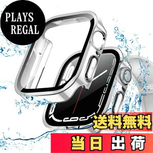 �y���������z�y2024�����ŁzELYBYYLE for Apple Watch �P�[�X 40mm 44mm �h���P�[�X IP68���S�h�� �o���h ���j�E�X�|�[�c��p �K���X�t�B���� ��̌^ apple watch �p �J�o�[ �A�b�v���E�H�b�` �P�[�X �S�ʕ�