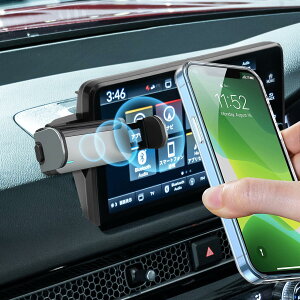 【送料無料】【BIXUAN】ホンダ シビック 11代目 FL1/FL4型 2021+ スマホホルダーCONNECTディスプレー 車種専用 9インチ 携帯ホルダー スマホスタンド 車載ホルダー スタンドホルダー 車パーツ 車イ