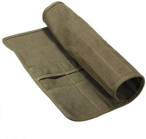 【送料無料】キャンバス画筆ケース ロール ペン ケース 道具入れ ペイントブラシバッグ ケースホルダー 22スロット ブラシ筆入れ 油絵筆 水彩筆用 筆入れ 筆収納 巻き ペン ケース