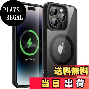 yzJETech iPhone 14 Pro 6.1C`p }Olbg P[X MagSafeɑΉ Ռz op[Jo[ \bhJ[}bgTPUt[ h~ NAobN (Xy[XubN)