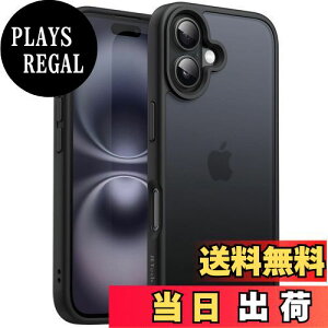 yzJETech iPhone 16 Plus 6.7C`p }bgP[X ϏՌ~^[O[h̗ی ̔w X}zJo[ wh~ (ubN)