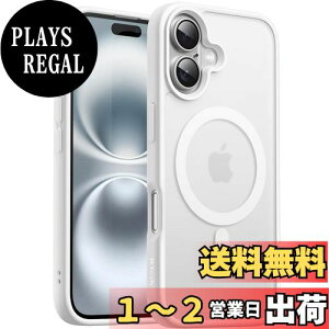 yzJETech iPhone 16 Plus 6.7C`p }Olbg P[X MagSafeɑΉ ̃}bgw ^ ϏՌ Jo[ (zCg)