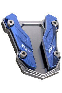 【送料無料】KeiSquare スタンドプレート サイドスタンドボード サイドプレート サイドステップ スタンドプレート YAMAHA用 YZF-R3 MT-03 YZF-R25 MT-25 (ブルー)