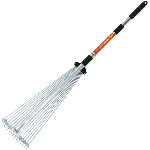 【送料無料】近与(KONYO) ファミリーツリー W(ダブル)伸縮ガーデンレーキ 熊手