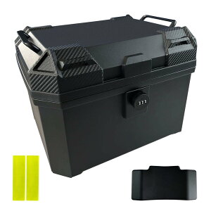 【送料無料】WAITREEリアボックス バイク ボックス オートバイ リアボックス 45L 62L 大容量 バイクケース バイクケース 原付ボックス ダイヤルロック付き バックレスト 軽量 取付ベース付 簡単