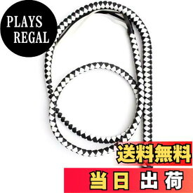 【送料無料】Lyyxjsltd 乗馬鞭 レザー 鞭 乗馬用 おしゃれゴム製の馬の鞭、長さの柔らかくて強い屋外の護身用の鞭、ダイヤモンドハンドルの馬術の馬の鞭の作物、多機能 馬の訓練や乗馬のための乗馬用アクセサリー 乗馬用品 (白黒1.9mです)