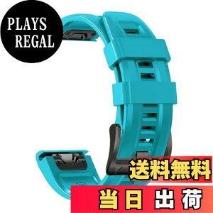 yz[YOCAHU] QuickFit 22 mm oh p for GARMIN(K[~) Fenix 7 Pro Solar/Approach S70 47 mm/Forerunner 965 Ή Xgbv VR xg _炩 h K[~ p oh (sky blue)