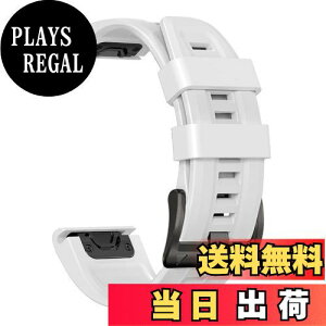 yz[YOCAHU] QuickFit 22 mm oh p for GARMIN(K[~) Fenix 7 Pro Solar/Approach S70 47 mm/Forerunner 965 Ή Xgbv VR xg _炩 h K[~ p oh (white), z