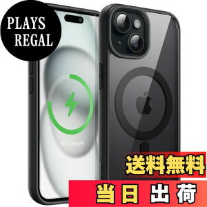 yzJETech iPhone 15 Plus 6.7C`p }Olbg P[X MagSafeɑΉ Ռz op[Jo[ \bhJ[}bgTPUt[ h~ NAobN (ubN)