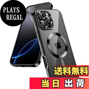 yzJETech iPhone 16 Pro 6.3C`p \tgNAP[X JYSʕی MagSafeCX[dΉ ϏՌ dCbLTPUJo[ (ubN)