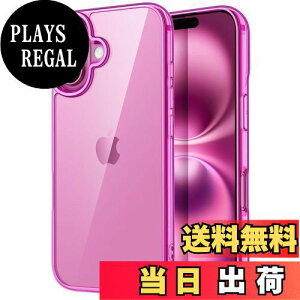 yzJETech iPhone 16 Plus 6.7C`p P[X ΂݂Ȃ Ռz op[Jo[ h~ NAobN (sN)