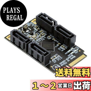 yzNFHK Mini PCI-E PCI Express to SATA 3.0 4|[gA_v^[Ro[^[ 6Gbps n[hhCugJ[h SSDp