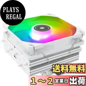 yzThermalright SI-100 White ARGB CPUGAN[A6×6 mmq[gpCvA120mm PWMÉt@tCPUN[AS-FDB V 2.0xAOAAGHP 3.0ZpAAMD:AM4/AM5/Intel lga1150/1151/1200/1700/1851/2011APCN[