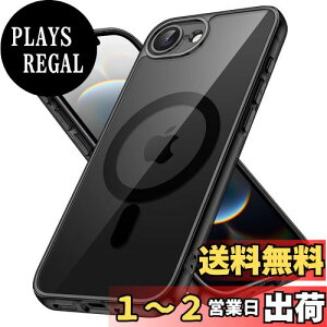 yzJETech iPhone 16e 6.1C`2025p }Olbg P[X MagSafeΉ Ռz op[Jo[ h~ NAobN (ubN)