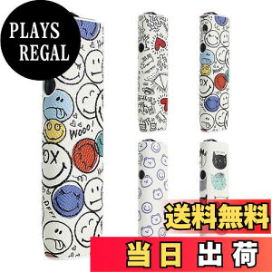 【送料無料】BOOFLYII ケース アイコスイルマワン対応 イルマ i ワン対応のケース PC+PUレザー製 加熱式たばこ用ケース 全面保護 耐衝撃 指紋防止 極フィット勘合 落書き模様(丸顔)