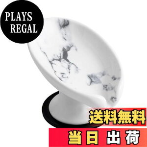 【送料無料】LAZEENOOK ソープディッシュ 陶器 おしゃれ 石鹸置き 水が流れるソープトレー水が切れる おしゃれ お風呂 バス用品 浴室 洗面台などに適用 (マーブル模様, 小さい)