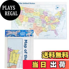 【送料無料】Superior Mapping Company 合衆国ポスターサイズウォールマップ 40 x 28インチ 都市記載 1 Map