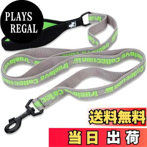 【送料無料】cocomall 六箇所持ちハンドル犬用リード 小型、中型、大型犬用リード 訓練リード ロングリード ペット用品 ハーネス 3M反射材料 ナイロン製 通気性 調節可能 メッシュペット (green