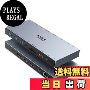 yzSelore USB C hbLOXe[V type c HDMI 2 Docky15 in 1z DP DP1.4 4K 2 3ʃ[h fA gvfBXvC 100W }[d LLAN RJ45/3.5mm I[fBIWbN/USB-A 3.