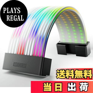yzAsiaHorse Aurora Pro X[uP[up ARGB LEDCgXgbv Jo[Lbg 3*8s 25.5 CM ARGB 5V 3s 108 LEDvr[Y 20,000Ԃ̎gp Asus Aura ASRock GIGABYTE MSI RGBƂRGB 