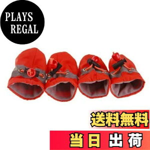 【送料無料】SATiNU 犬 猫 ペット 用 靴 シューズ 犬靴 ドッグブーツ ドッグシューズ 保護シューズ 滑り止め 通気性 お散歩 お出かけ 室内 肉球保護 足保護 4個セット 小型犬 中型犬 大型犬 (A6