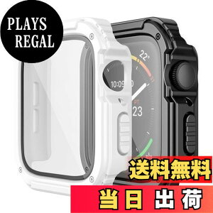 �y���������z2������ Adepoy �R���p�`�u�� Apple Watch Series 6/5/4/SE 44mm �p �P�[�X ��� �A�b�v���E�H�b�`�P�[�X �S�ʕی�J�o�[ �ϏՌ� �X�|�[�c�P�[�X ���� �Ռ� �z�� ���h�~ Apple watch �P�[�X 44mm