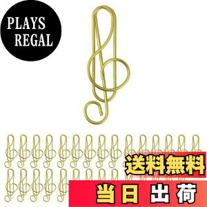 【送料無料】CAPASTEC ペーパークリップ メモクリップ 可愛い ブックマーク 書類整理/招待状/付箋/手紙/メモ帳用 文房具 オフィス 装飾 色が豊富 スタイルが多様 金色 音符 30本入り