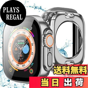 yzCABOBE Ή Apple Watch P[X 49mm IP68 hP[X 360 AbvEHb`Eg2/Eg Jo[ Apple Watch Ultra2/Ultra Jo[ Ή AbvEHb` P[X KXtB ̌^ PC