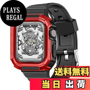 �y���������z[CABOBE] Apple Watch �o���h �P�[�X ��̌^ �Ή� 49mm 45mm 44mm 42mm 41mm 40mm 38mm �A�b�v���E�I�b�` �o���h �A�b�v���E�I�b�` �x���g TPU�P�[�X ��̌^ Apple Watch Series 9/8/7/SE2/SE/6/5/4/3/2/1 �Ϗ�