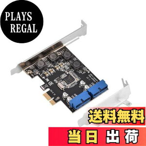yzVBESTLIFE USB3.0݃{[h PCI-E PCI-Express2|[g19swb_܂ŒwUSB 3.0J[hA_v^ ő5Gbps ᔭM ϖՐ ϋv WindowsXP Windows7 Windows8 Windows8.1 Windows10Ή
