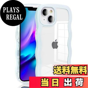 【送料無料】JOOBOY iPhone 14 Plus ケース クリア 透明 TPU 韓国 可愛い ウェーブ ソフト 滑り止め 薄型 軽量 耐衝撃 おしゃれ スマホケース ストラップホール付き アイフォン14プラス カバー 6.7イ