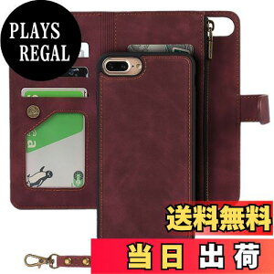 yzPelanty iPhone 7 plusP[X iPhone 8 plus 2in1 P[X蒠^ iPhone 6 plus/ 6s plus wʃJo[ | }Olbg OR p2way KDe z^J[h[ gуJ