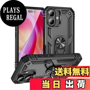 yzPelanty for iPhone 16 Plus P[XO iPhone16 Plus wʃJo[ lCTPU+PC A[}[Jo[ 360°] ԍڃz_[Ή ϏՌ uX^h@\ ACtH16plus X}zP[X Sʕ