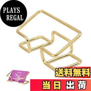 【送料無料】TVETE 名刺スタンド 名刺立て カード立て カードスタンド メタル リニア名刺ホルダー 名刺整理 大容量 ゴールド 鉄線メッキ 金属 おしゃれ モダン 重量感 シンプル 便利 丈夫 卓