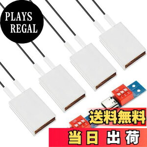 【送料無料】Youmile 4個入り PTC発熱体 ヒータープレート 電気加熱コア 恒温加熱プレート AC/DC 5V/180度/4~9W PD/QC付き 電圧調整可能 デコイモジュール