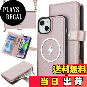 yzPelanty |P[X for iPhone 14/13 蒠^ MagsafeΉCX[d iPhone 13 wʃP[X 2in1 gуJo[ |΂߂V_[ iPhone 14 z^Jo[ }Olbg O