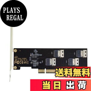 yzCablecc XCtH[ SFF-8654 4X 4 NVME to PCIE Express 3.0 4.0 RAID J[h VROC Raid0 nCp[A_v^[